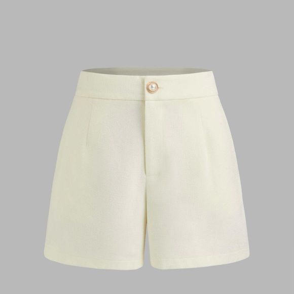 Cider Cream Halter Vest and Shorts Set - Picture 3 of 3